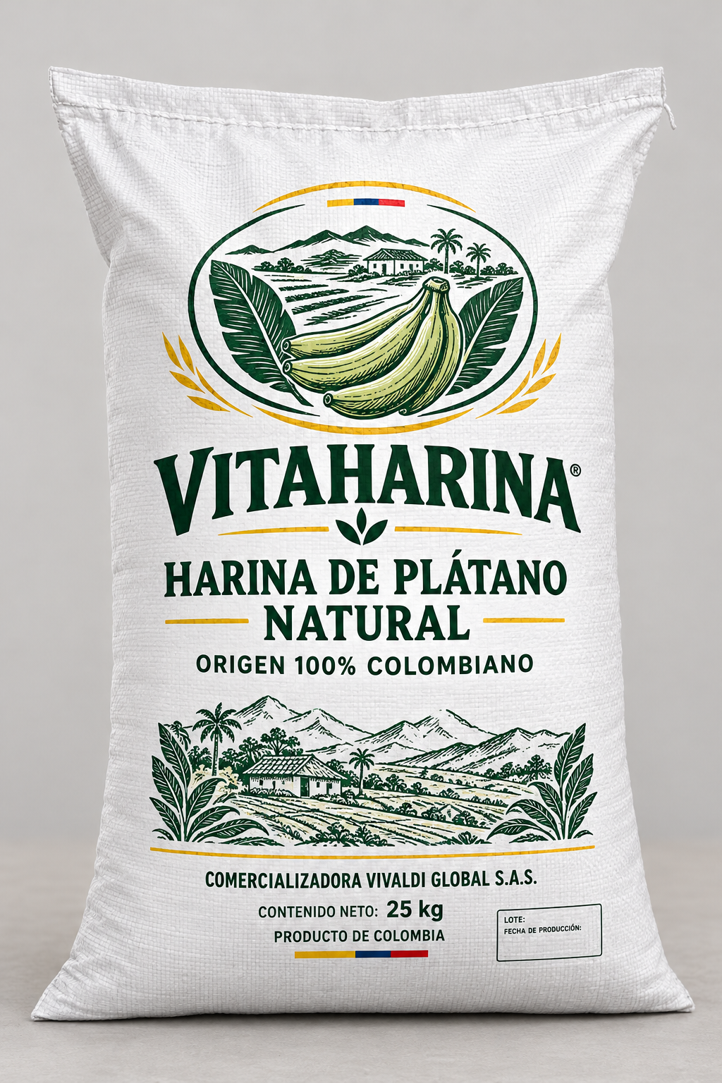 Harina Vegetal  - Comercializadora Vivaldi Global SAS